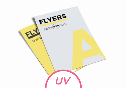 stampa Volantes y Flyers A5 barniz UV (14,8x21 cm)